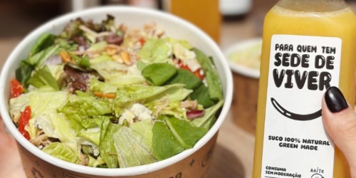 Salada com Salm&atilde;o